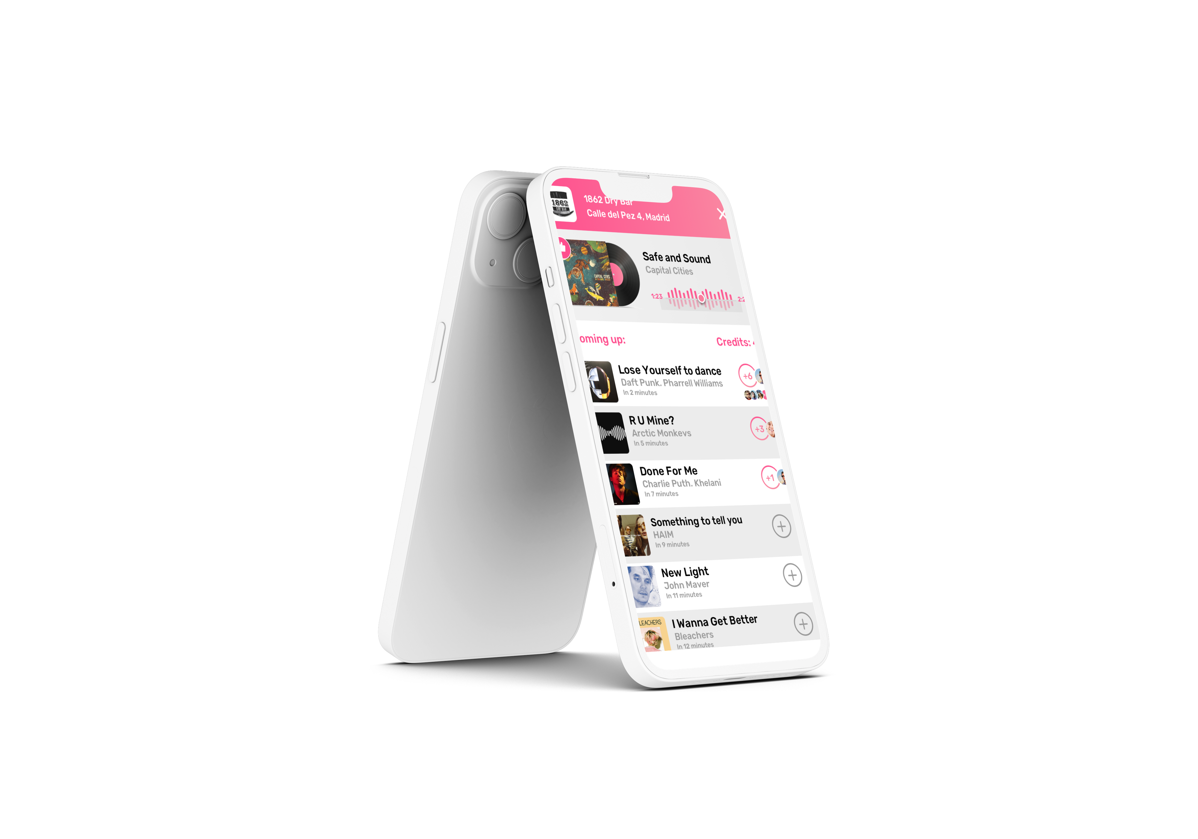 App 5 beats vista de pantalla