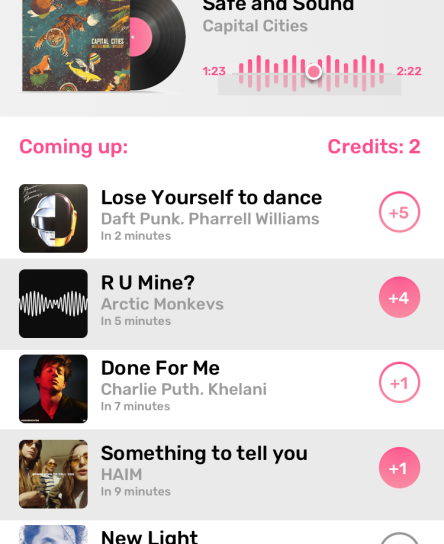 Usuario 5 beats Tu App para controlar la música fuera de casa Haz sonar tus canciones en tus locales favoritos Toma el control de la música